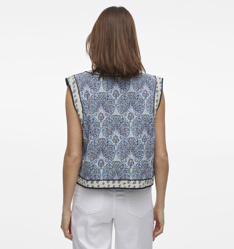 Vila Delphine Blauwe Korte bodywarmer voor dames (353036)