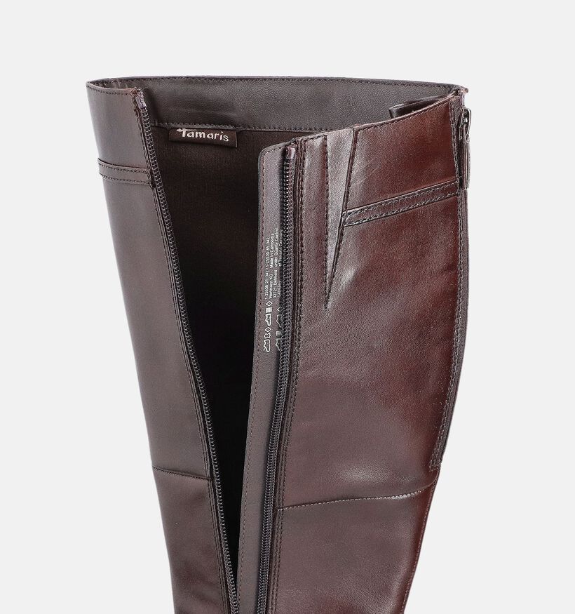 Tamaris Bottes hautes en Brun foncé pour femmes (362813)