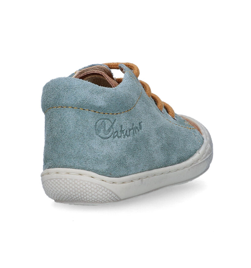 Naturino Cocoon Suede Bruine Babyschoentjes voor meisjes, jongens (355489) - geschikt voor steunzolen
