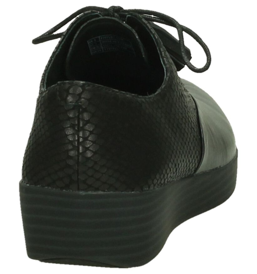 Veterschoen Fitflop Classic Tassel Superoxford Zwart, , pdp