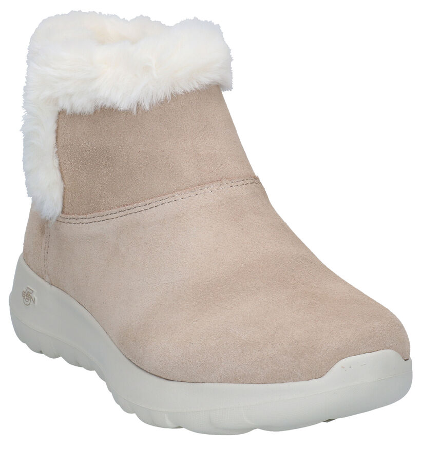 Skechers ON-THE-GO Bottines en Beige en nubuck (277910)