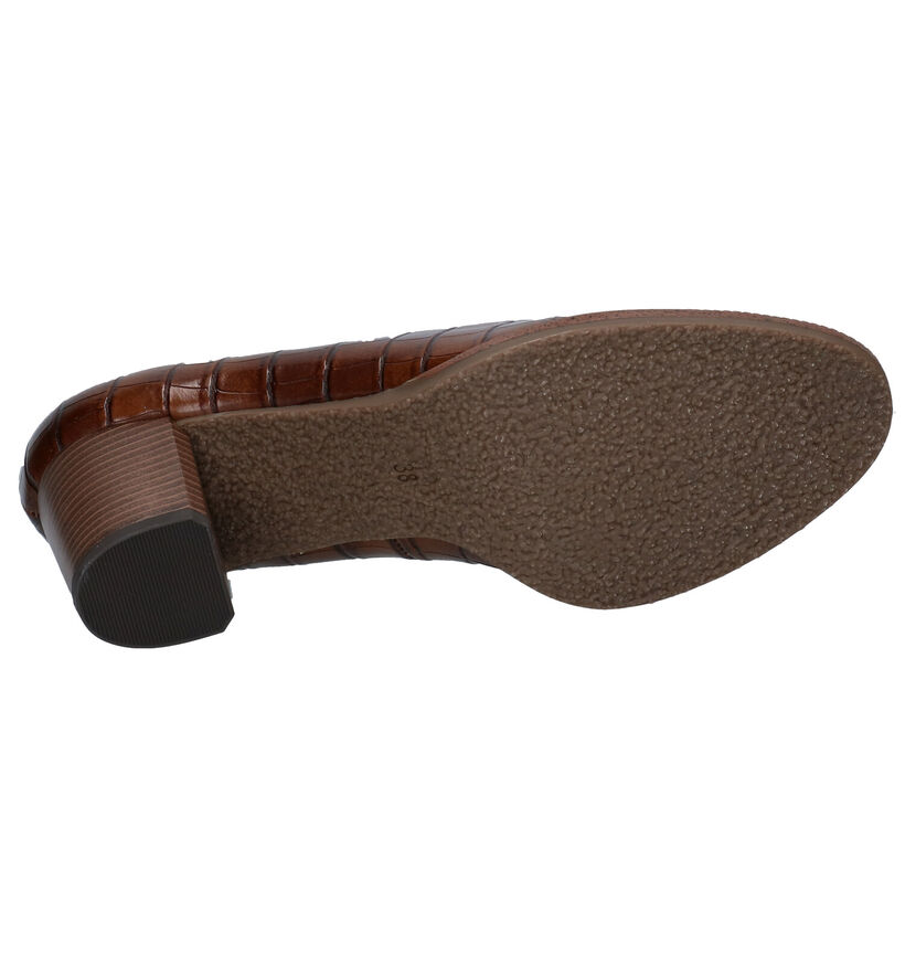 Marco Tozzi Escarpins classiques en Cognac en simili cuir (277607)