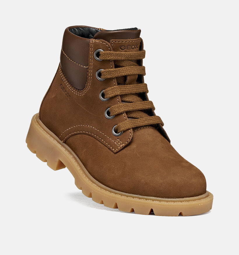 Geox Shaylax Toffee Bruine Boots voor meisjes, jongens (376263) - geschikt voor steunzolen