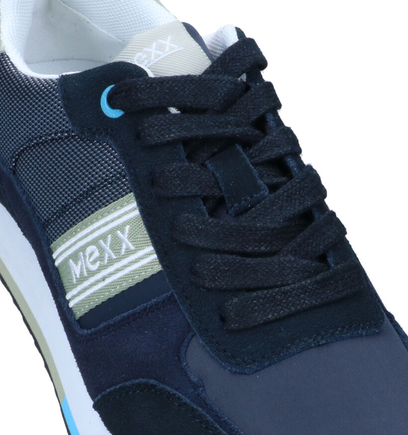 Mexx Hoover Blauwe Veterschoenen voor heren (320927) - geschikt voor steunzolen