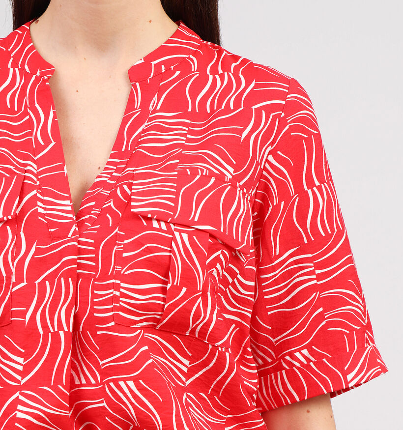 Vero Moda Betsy Blouse en Rouge pour femmes (353166)