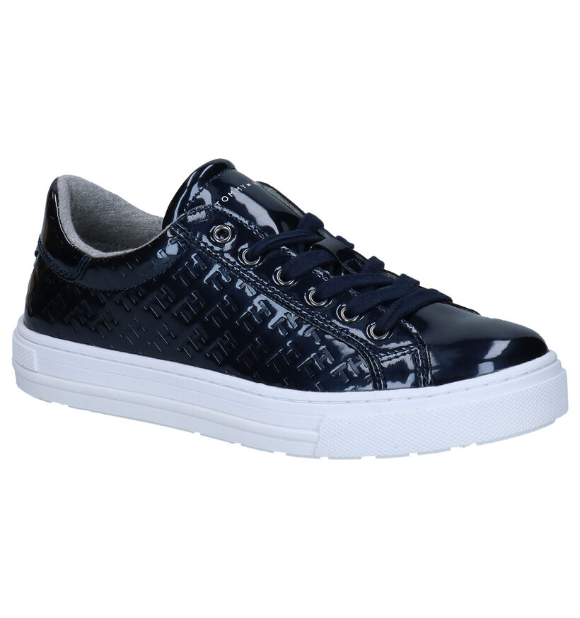 Tommy Hilfiger Blauwe Veterschoenen in kunstleer (279886)