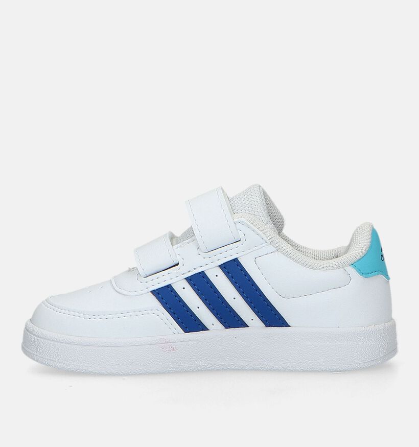 adidas Breaknet 2.0 CF Witte Sneakers voor jongens, meisjes (326881) - geschikt voor steunzolen