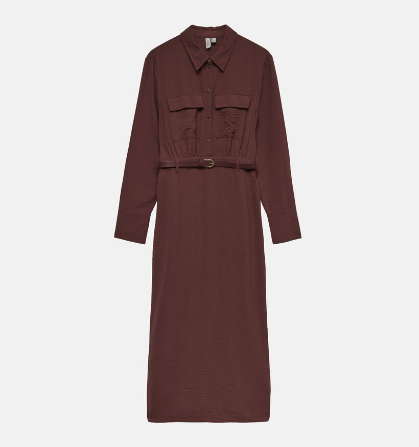 Vero Moda Jafran Bordeaux Lange Jurk voor dames (369375)