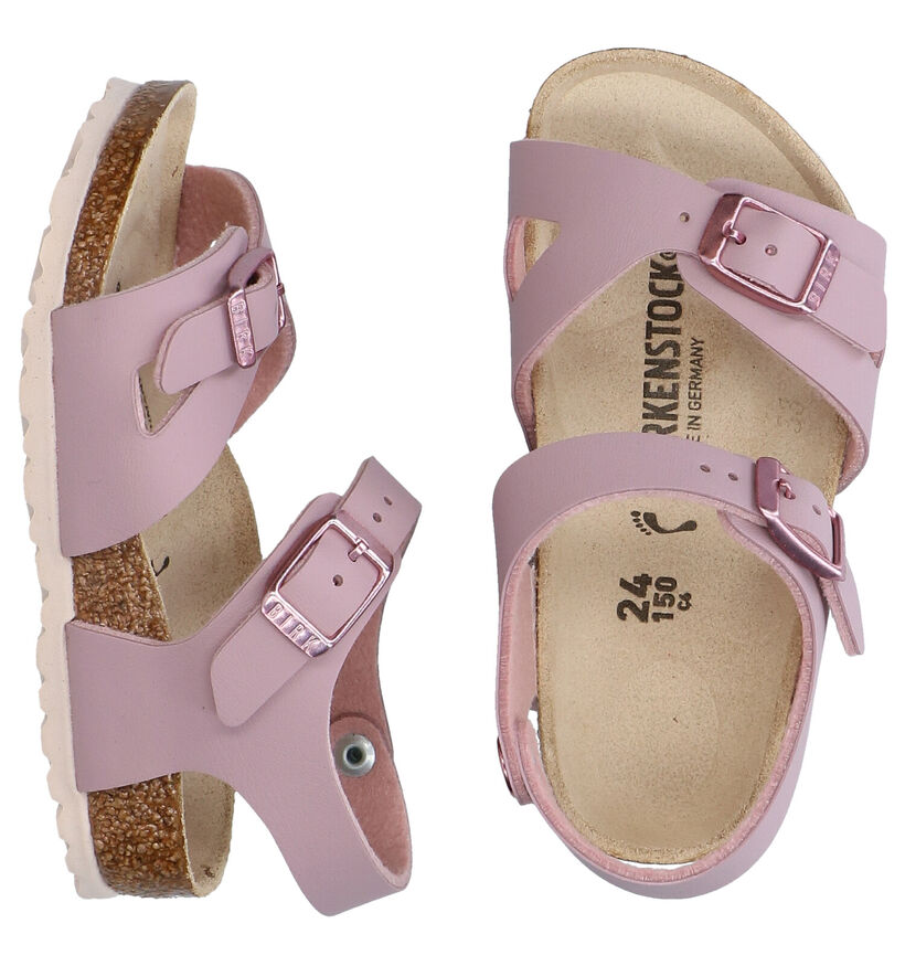 Birkenstock Rio Sandales en Rose pour filles (322467)