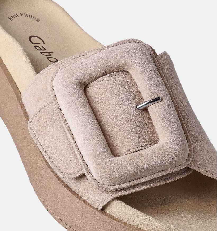 Gabor Beige Slippers voor dames (355121)