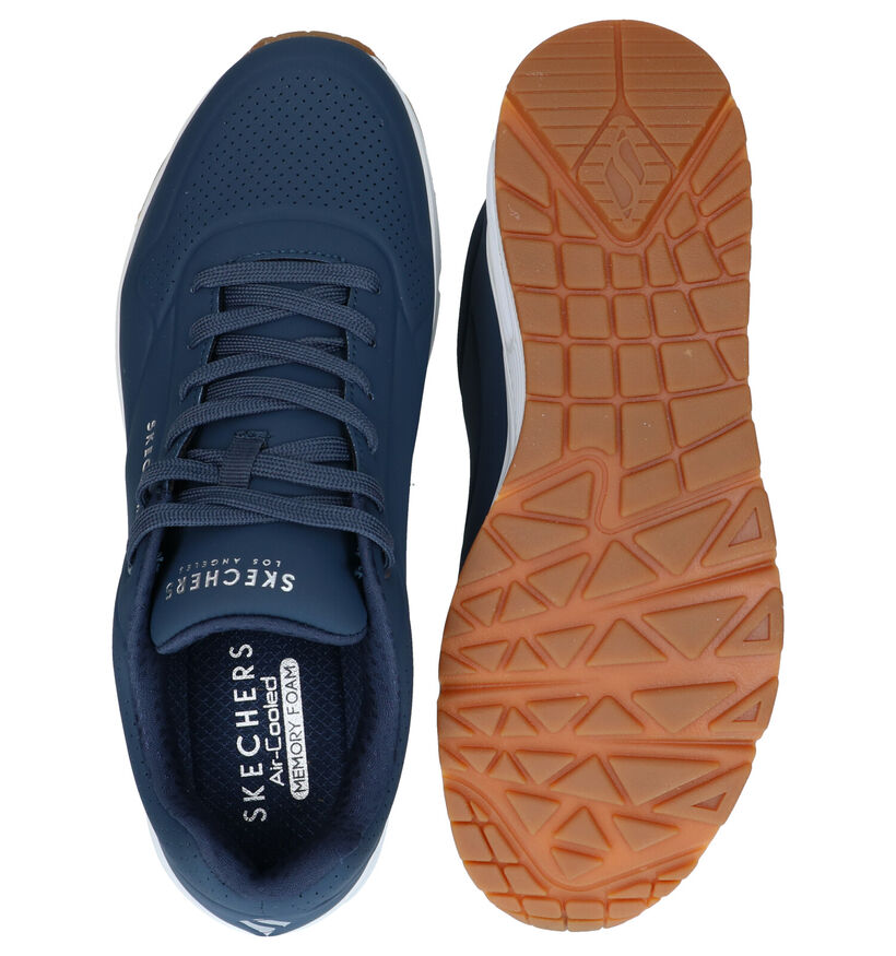 Skechers Uno Stand On Air Zwarte Sneakers voor heren (359746)