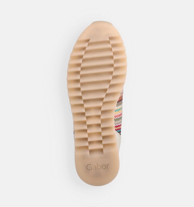 Gabor Best Fitting Beige Mocassins voor dames (371154) - geschikt voor steunzolen