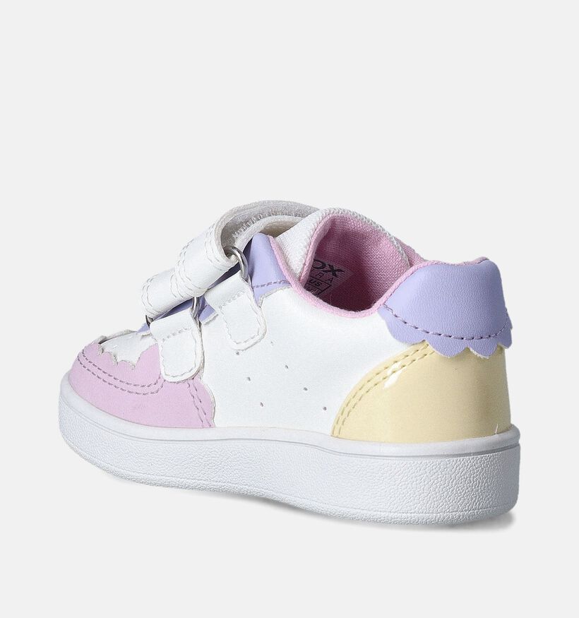 Geox Eclyper Witte Babyschoentjes voor meisjes (351938) - geschikt voor steunzolen