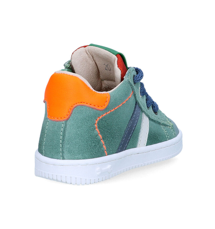 STONES and BONES Nepo Groene Babyschoenen voor jongens (329447) - geschikt voor steunzolen