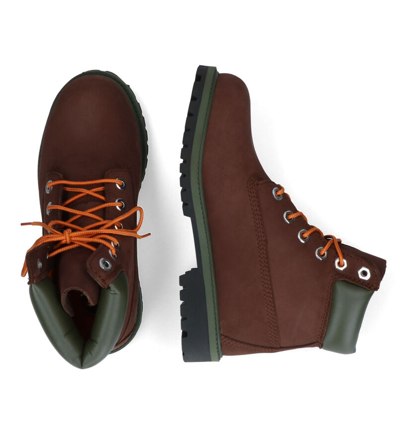 Timberland 6 Inch Premium WP Bruine Boots voor jongens (313065) - geschikt voor steunzolen