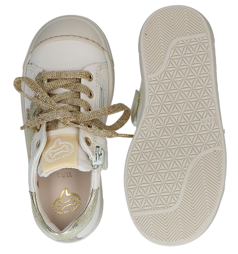 STONES and BONES Maral Ecru Veterschoenen in leer (287891)