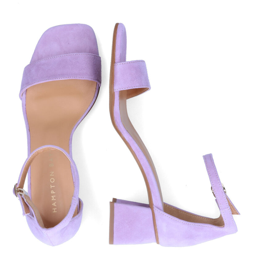 Hampton Bays Sandales à talons en Violet clair (Lilas) pour femmes (310359)