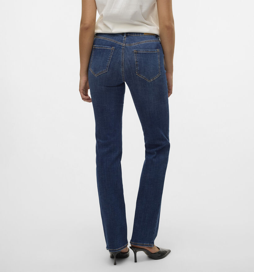 Vero Moda Flash Donkerblauwe Straight Leg Jeans voor dames (377637)
