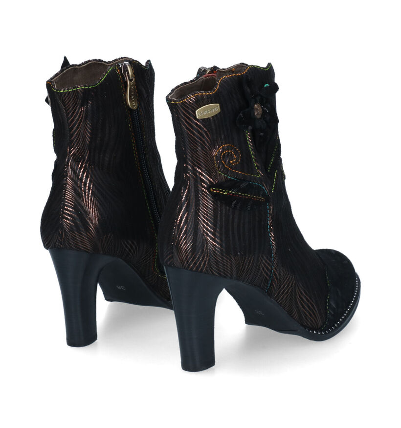 Laura Vita Alcbaneo Bottillons en Noir en nubuck (316690)