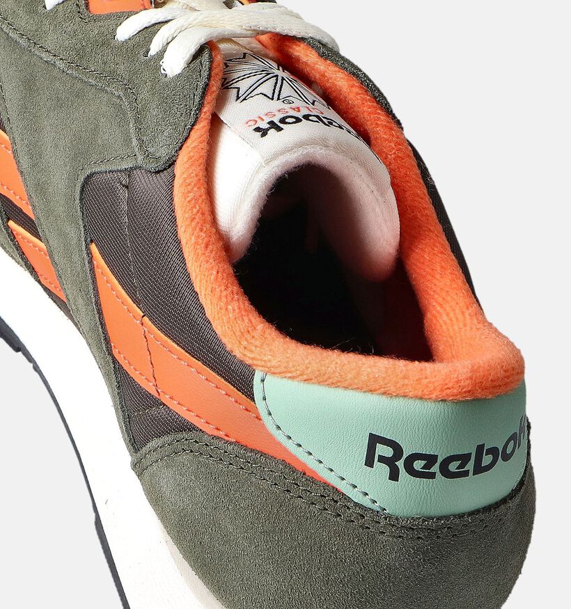 Reebok Classic Nylon Baskets en Vert Khaki pour hommes (351152)