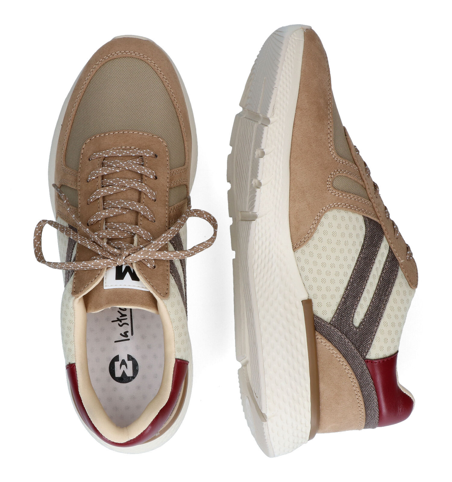 La Strada Beige Sneakers Heren Sneakers Online op TORFS.BE