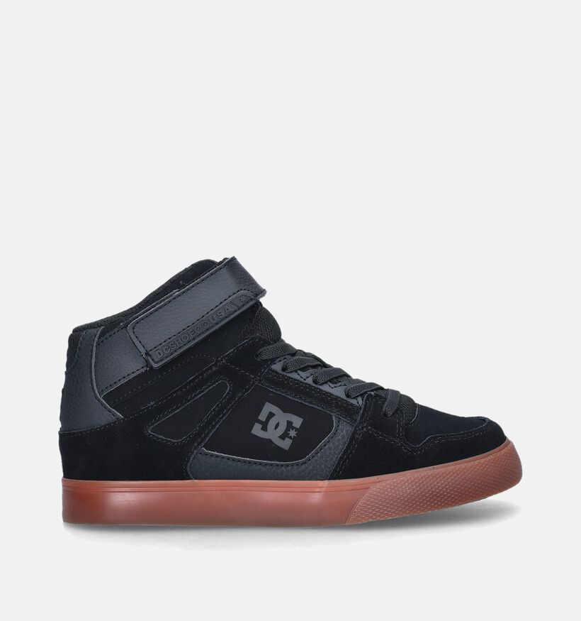 DC Shoes Pure High Top Zwarte Skate sneakers voor jongens (343802)