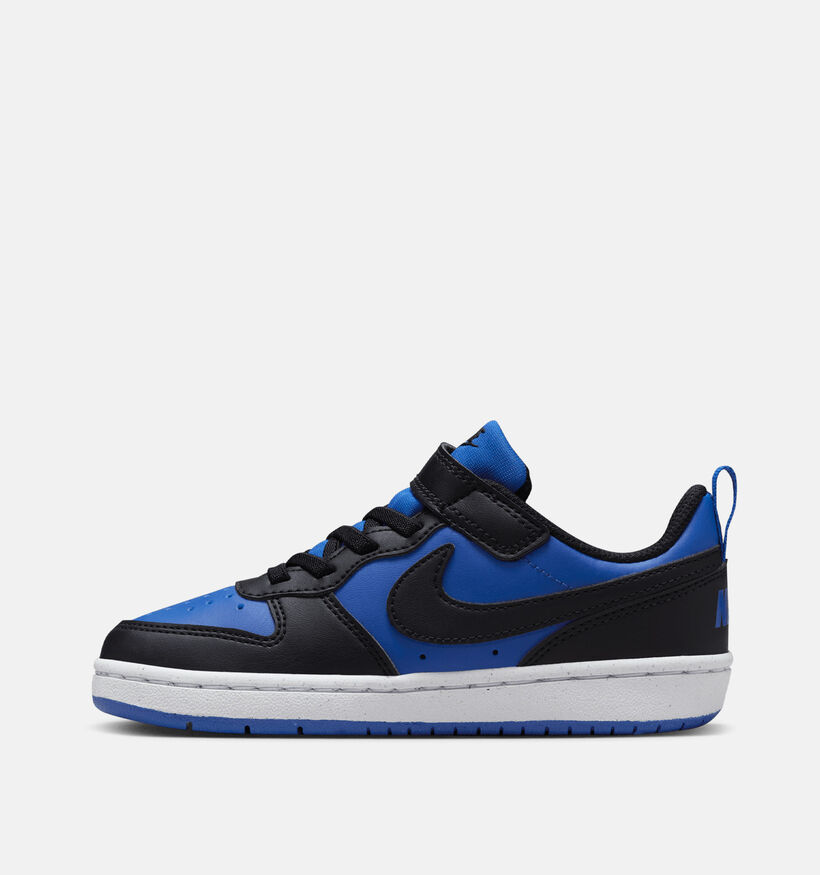 Nike Court Borough LOW Recraft Blauwe Sneakers voor meisjes, jongens (347990)