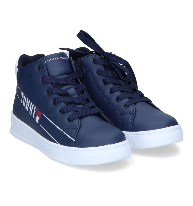 Tommy Hilfiger Blauwe Sneakers voor jongens (314505)