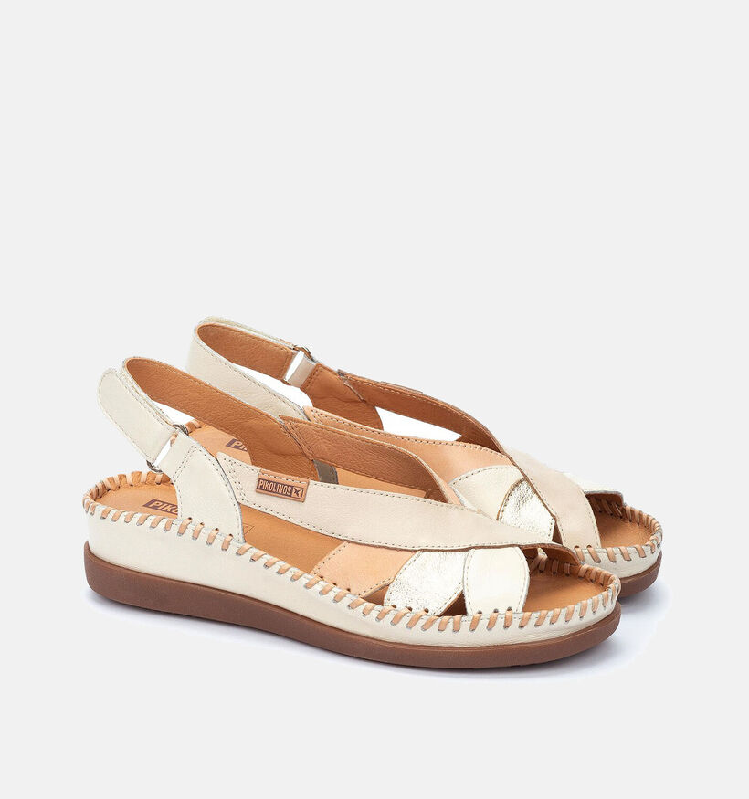 Pikolinos Ecru Cadaques Sandalen voor dames (354668)