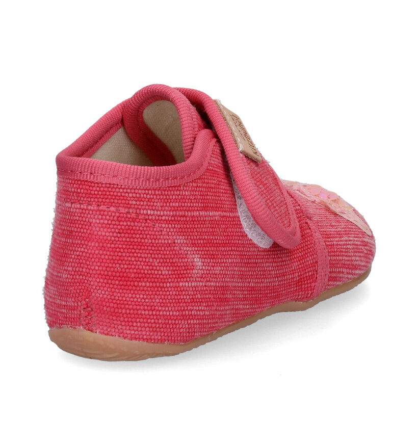 Living Kitzbühel Pantoufles pour bébé en Rose pour filles (326052)