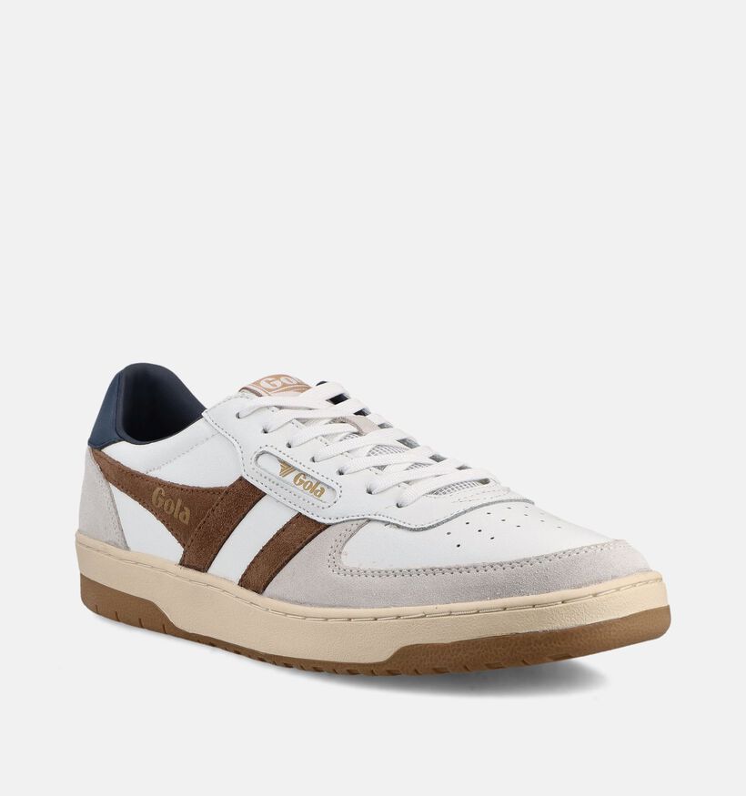 Gola Witte Veterschoenen voor heren (368564) - geschikt voor steunzolen