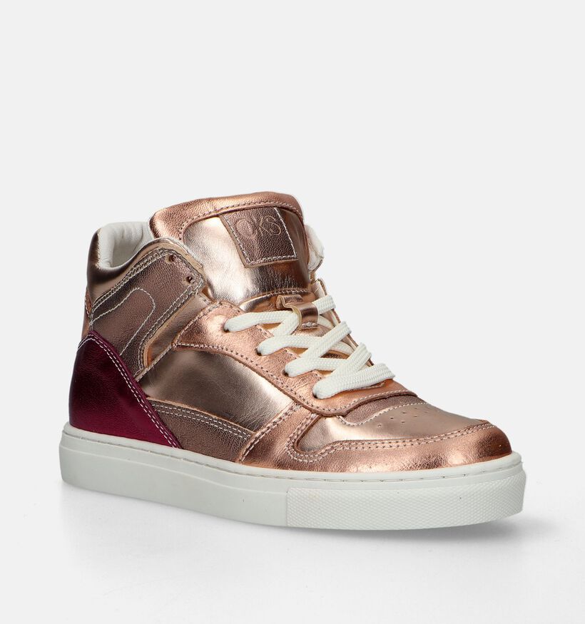 CKS Charlaine Rose gold Hoge sneakers voor meisjes (339760)