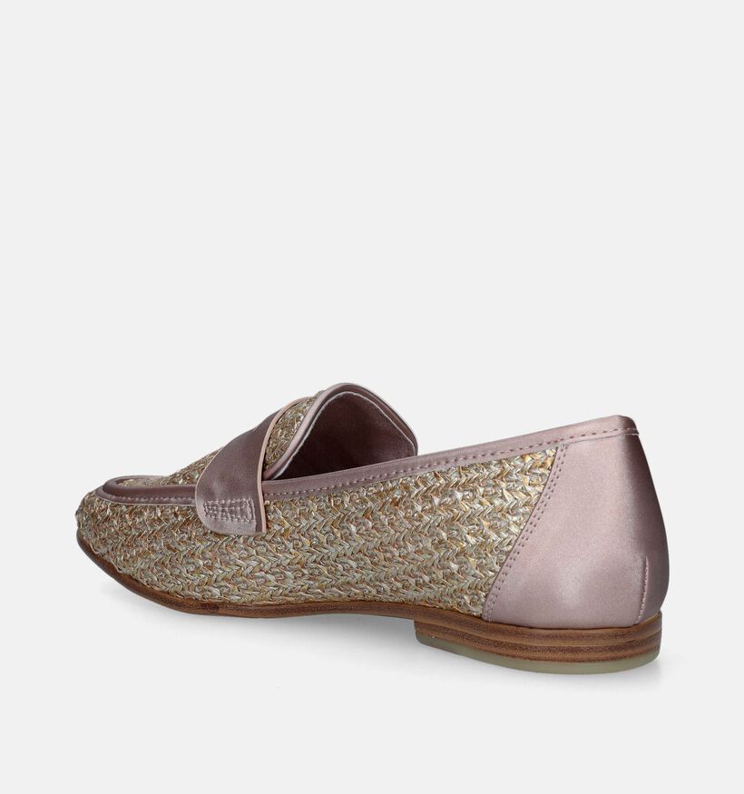 Signatur Tessan Loafers en Or pour femmes (340310)