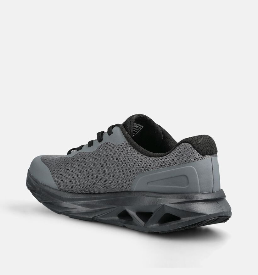 Skechers Glide-Step Vortex Avalin Baskets en Gris fonc&eacute; pour hommes (375623)