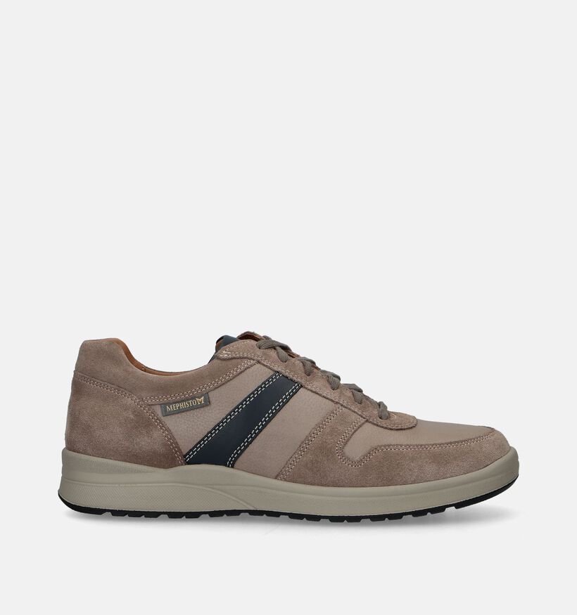 Mephisto Vito Velsport Chaussures à lacets en Taupe pour hommes (339217) - pour semelles orthopédiques