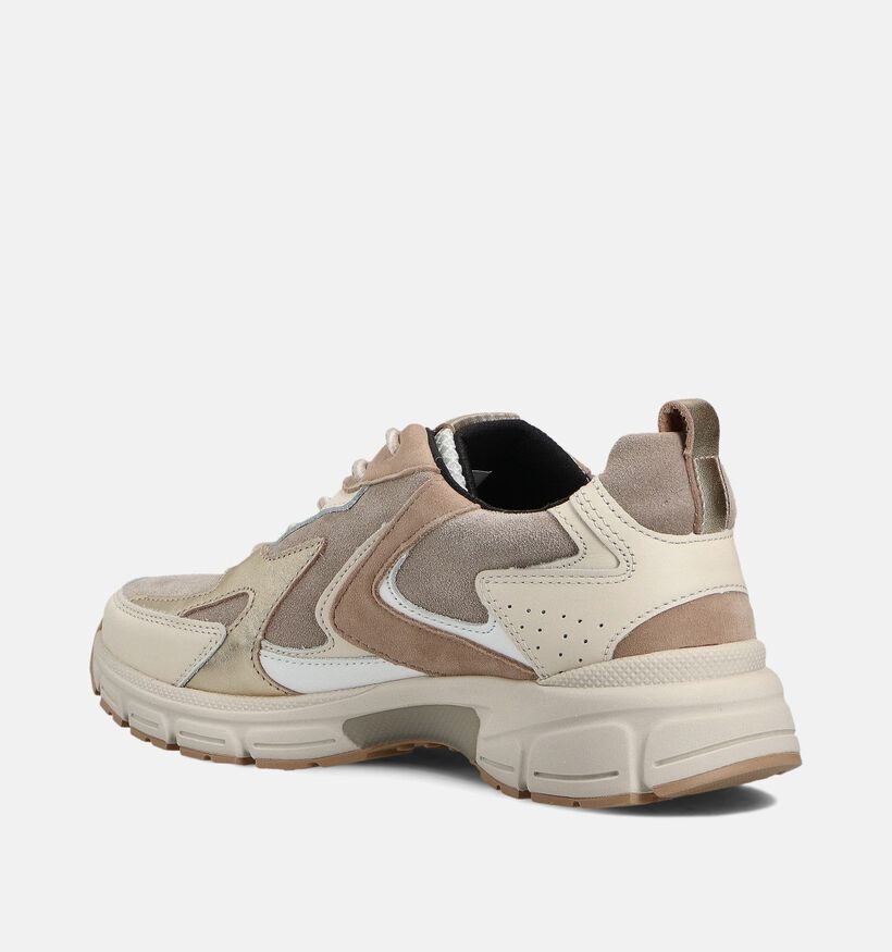 Gabor Donkerbeige Sneakers voor dames (363123) - geschikt voor steunzolen