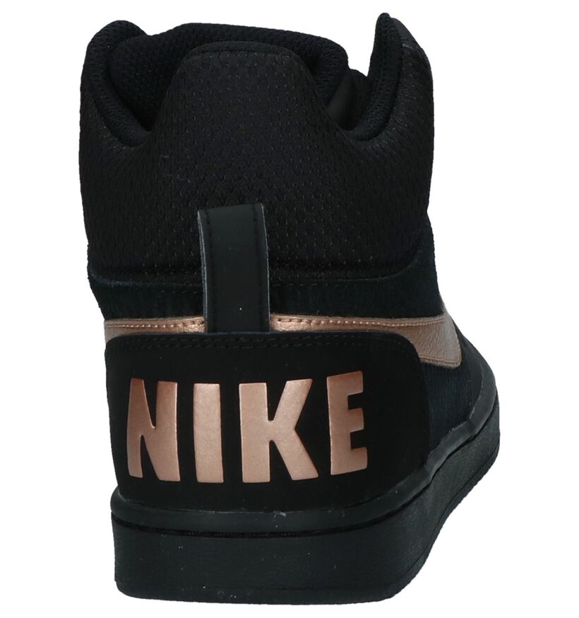 Zwarte Nike Court Borough Hoge Sportieve Sneakers, , pdp