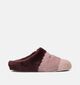 Scapa Pantoufles ouvertes en Rose/Bordeaux pour femmes (364013) - pour semelles orthopédiques