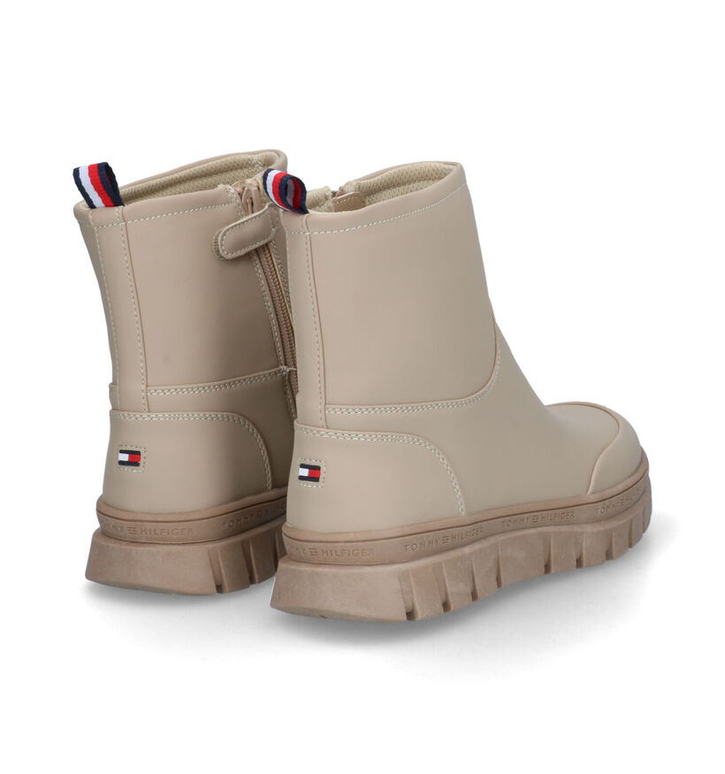 Tommy Hilfiger Bottines robustes en Beige foncé en synthétique (314492)