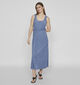 Vila Frotté Robe maxi en Bleu pour femmes (342103)