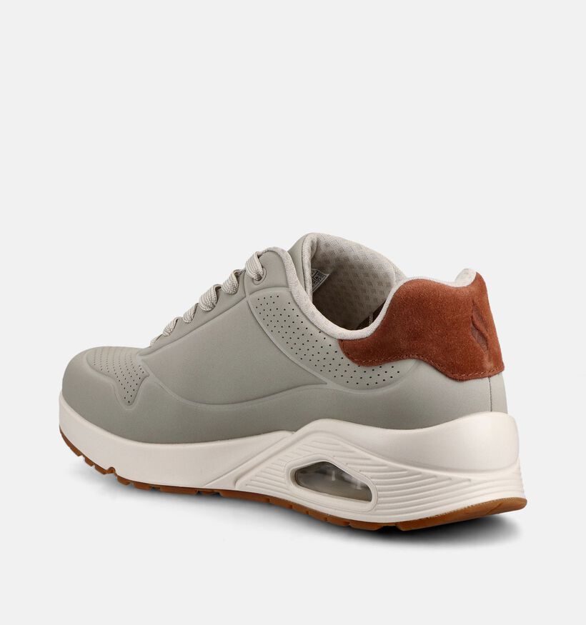 Skechers Uno Baskets basses en Blanc pour hommes (367477) - pour semelles orthop&eacute;diques