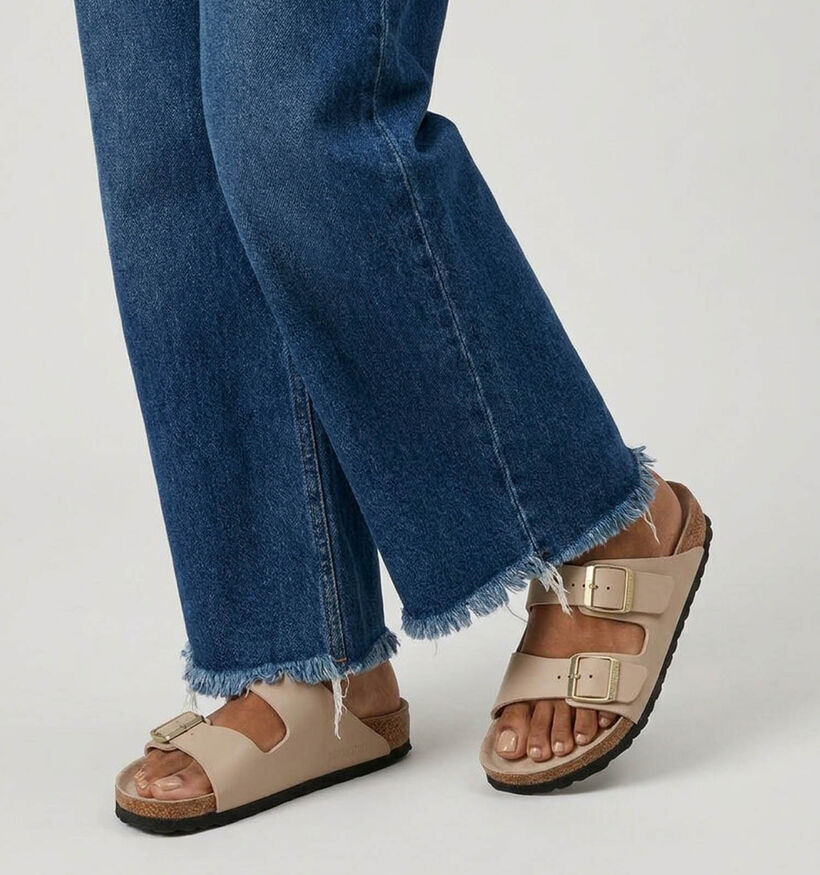 Birkenstock Arizona Beige Slippers voor dames (368211)