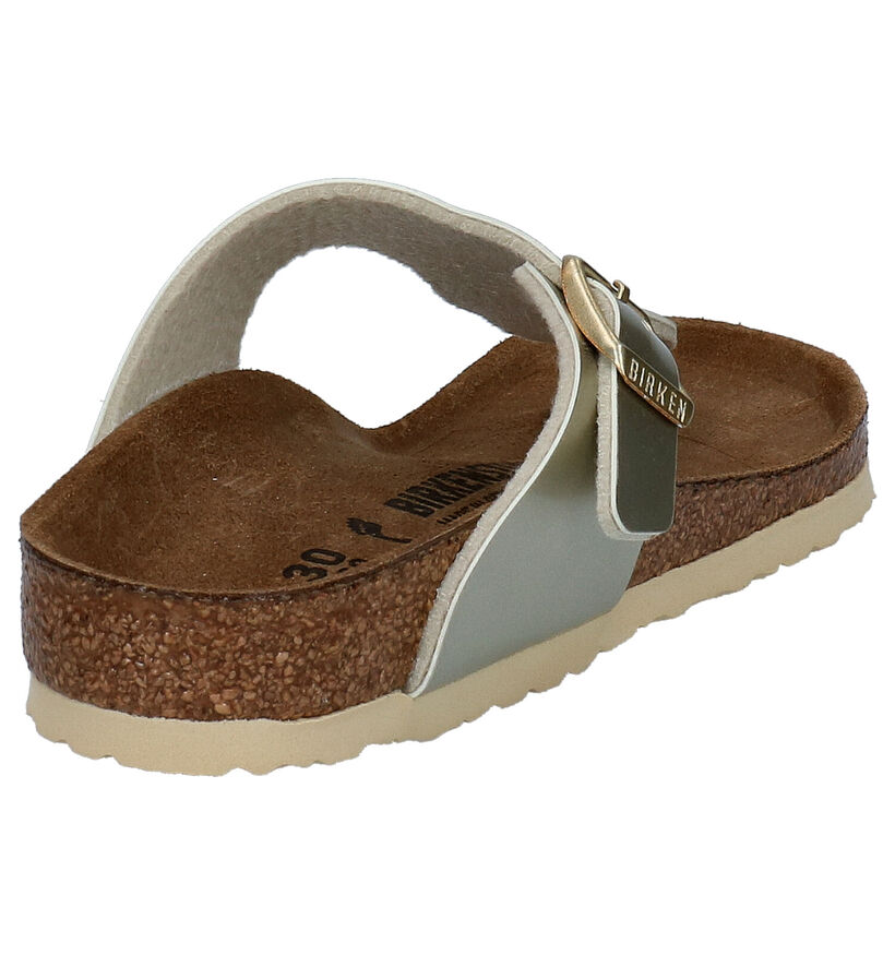 Birkenstock Gizeh Witte Slippers voor meisjes (352248)
