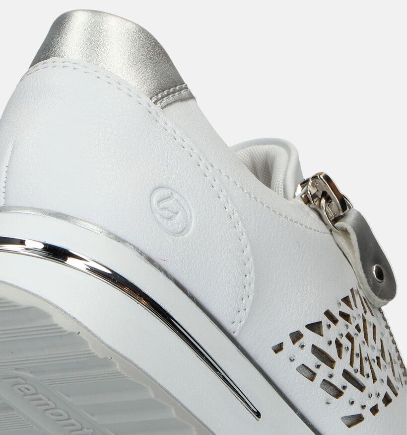 Remonte Witte Sneakers voor dames (335536) - geschikt voor steunzolen