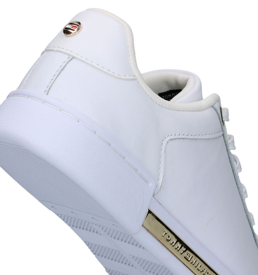Tommy Hilfiger Court Witte Sneakers in leer (318207)