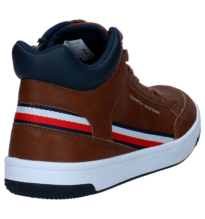 Tommy Hilfiger Chaussures hautes en Cognac en simili cuir (295395)