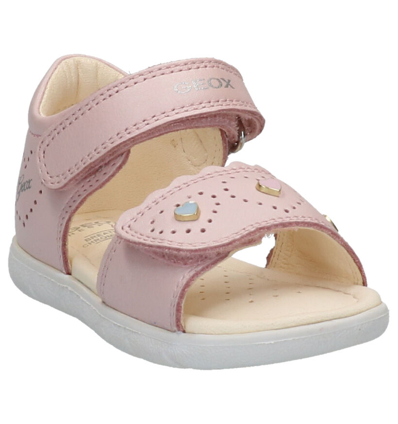 Geox Roze Sandalen in leer (267457)