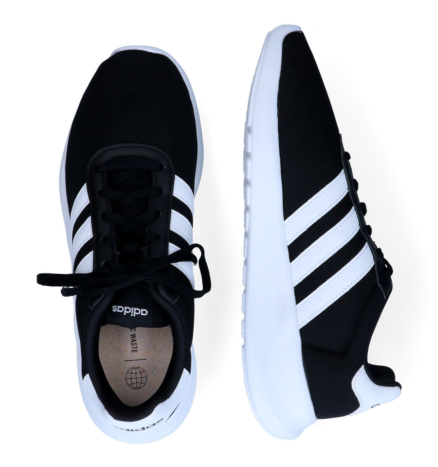 Adidas lite racer shop zwart