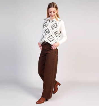 Straight leg jeans marron L32 Minus Jeans Marron