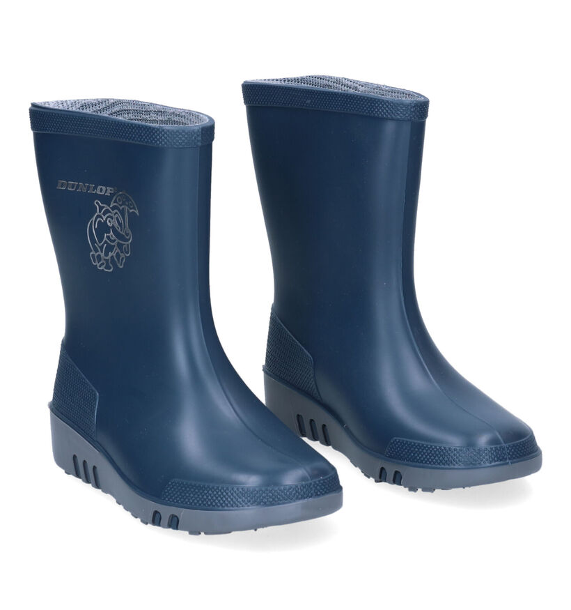 Dunlop Bottes de pluie en Bleu foncé pour filles, garçons (8789)